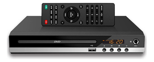 Reproductor De Dvd Con Rca Usb Mp3 Cd Rip Control 220v