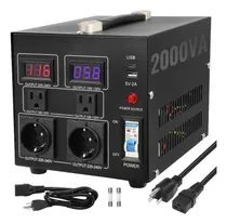 Comprar Transformador Convertidor De Voltaje Vevor 2000w 110v A 220v