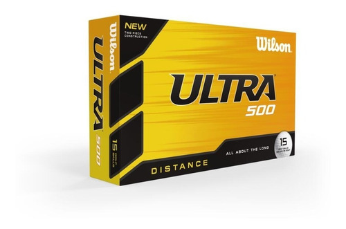 Pelotas Bolas De Golf Wilson Ultra Distace 15 Unidades