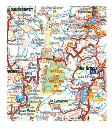 Mapa De La Provincia De Cordoba