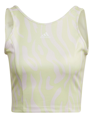 Camiseta Training adidas Designed Estampado De Tigre - Verde