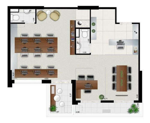 Imagem 17 de 19 de Sala Comercial Para Venda, Alto Da Boa Vista, São Paulo - Sa2325. - Sa2325-inc