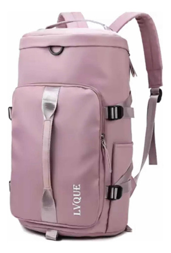 Morral viaje C&J ML-03 color rosa diseño lisa 40L