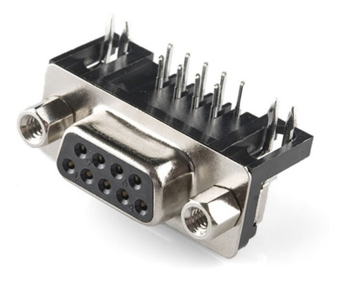 10 Piezas Conector Db9 Hembra Para Pcb Puerto Serial Rs232