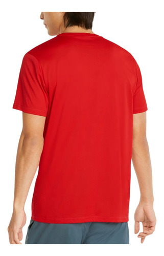 Playera Puma Hombre Merchants Active Tee Rojo Entrenamiento