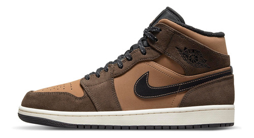 Zapatillas Jordan 1 Mid Se Dark Chocolate Dc7294-200   