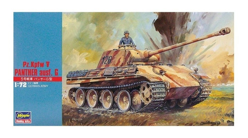 Modelismo Tanque Panzer Aleman Panther Mt8 Hasegawa 1/72 