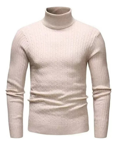 Suéter De Cuello Alto A La Moda, Cómodo, Para Hombre, Tortug