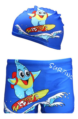 Pantalones Natación Boxer Para Niños Dibujos Animados Lindos