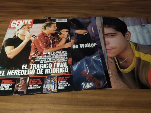 (rt969) Walter Olmos * Tapa Revista + 14 Paginas * 2002
