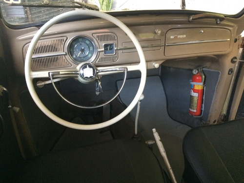 Imagem 7 de 14 de Vw Fusca 1968 Placa Preta