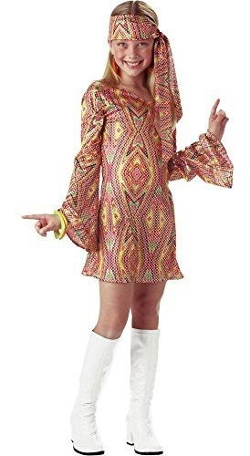 Disfraz Niña - Niña - Kids 70s Disco Dolly Costume