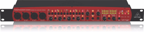 Behringer Fca1616 Placa Sonido Usb Firewire 16 In 16 Out