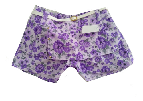 Imagem 4 de 10 de Kit Atacado C/10 Shorts De Brim Meninas