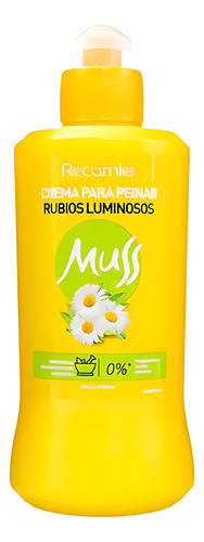 Crema Para Peinar Muss Rubios Luminosos - Mazanilla, Biotina