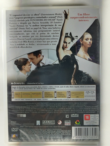 Dvd Cisne Negro