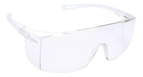 Óculos De Proteção Total Policarbonato Incolor Sem Metal 