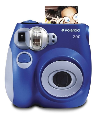 Câmera instantânea Polaroid PIC-300 azul