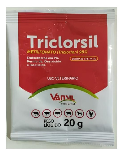 Triclorsil 20g - Vansil Controle Parasitário