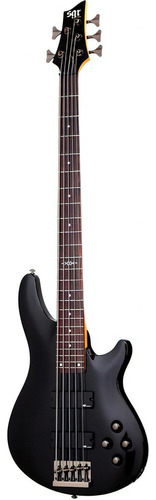 Sgr By Schecter C-5 Bass Bajo Eléctrico 5 Cuerdas Con Funda Color Negro Orientación De La Mano Diestro