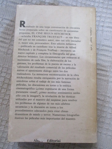 Imagen 2 de 7 de François Truffaut - El Cine Según Hitchcock