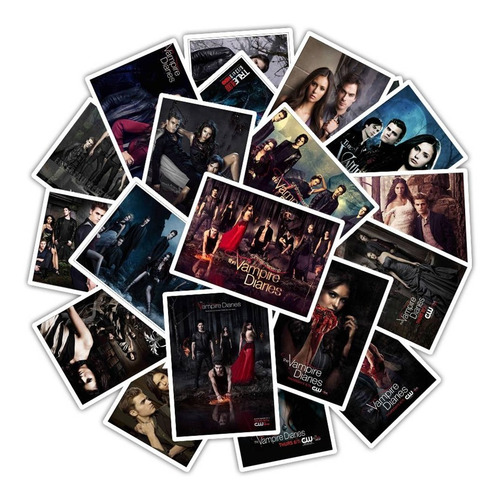 Imagem 6 de 6 de The Vampire Diaries Kit Colar 2 Elena & Katherine + Brinde