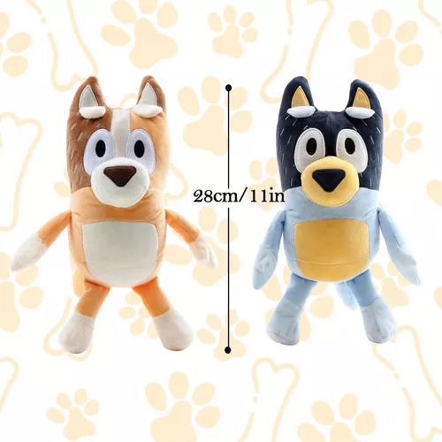 Peluche De Bluey & Bingo De 28 Cm , Animales De Dibujos Animados , Regalo  Para Niños