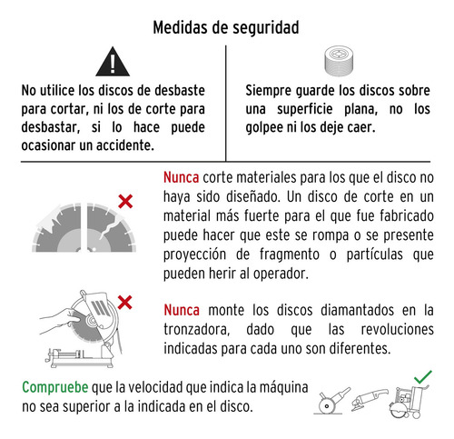Disco De Diamante, Rin Segmentado, 7', Pretul