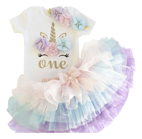 Vestido De Verano Para Niña De Un Año, Fiesta De Unicorn [u]