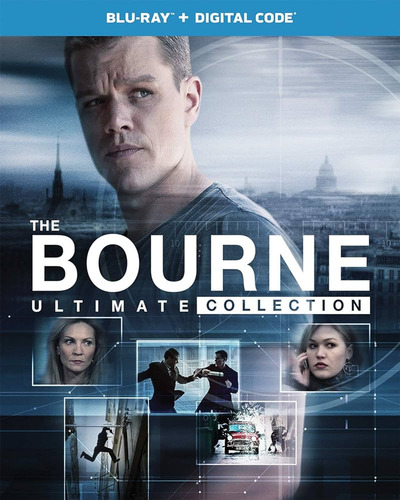 Jason Bourne Colección Completa En 5 Discos Bluray Full Hd