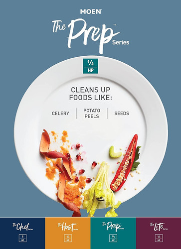 Triturador De Residuos De Alimentos Gxp50c De Moen, Con Cabl