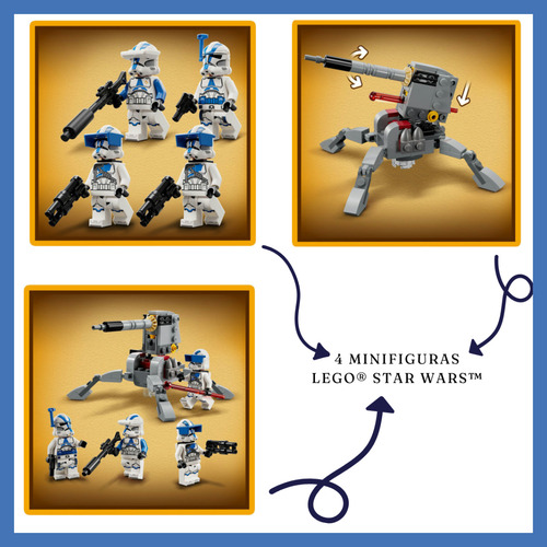 Lego Star Wars Pack Combate De Soldados Clone 75345