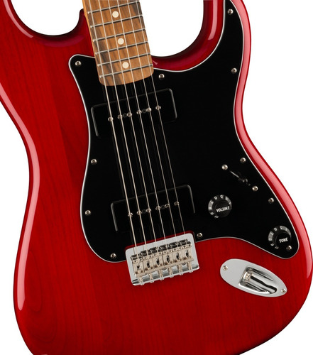 Guitarra Eléctrica Fender Noventa Strat Red Transparent