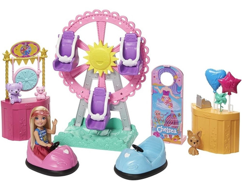 Barbie Chelsea Parque Diversiones - Mascota Y 15 Accesorios!