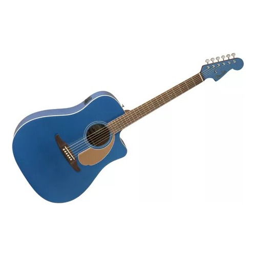 Guitarra Electroacústica Fender Redondo Player Azul Belmont