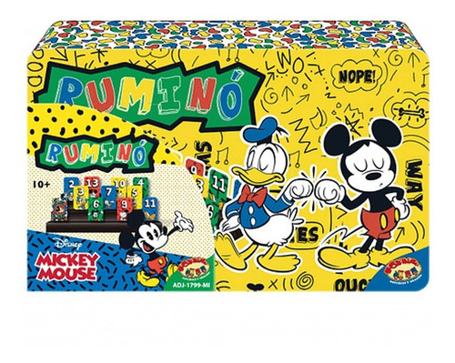 Mickey - Rumino - Caja Metalica - Juego De Mesa - Disney