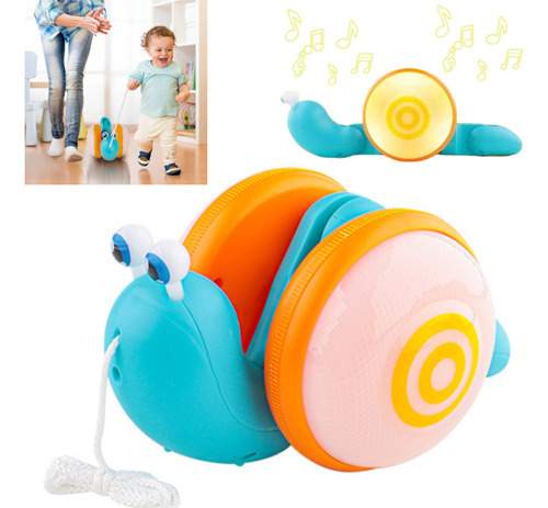 Coche De Juego Con Forma De Caracol Para Niños Con Luces Y M