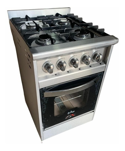 Cocina Industrial Fornax Versatil 4h 52cm. Horno Visor