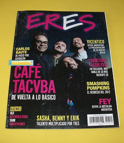 Cafe Tacuba Revista Eres Christina Aguilera Fey Con Detalle