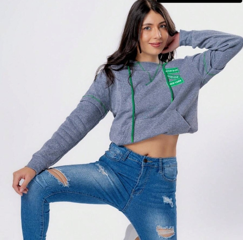 Sudadera Casual De Moda Dama Hoodie Con Capucha