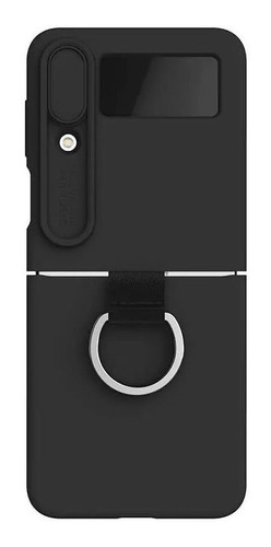 Nillkin Silicone Ring Case Para Galaxy Z Flip 4 Flip4 Black