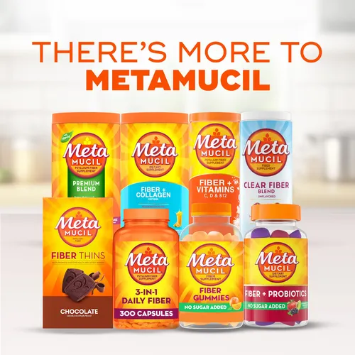 Metamucil Gummies Adultos Naranja Sin Azúcar 120 Unidades