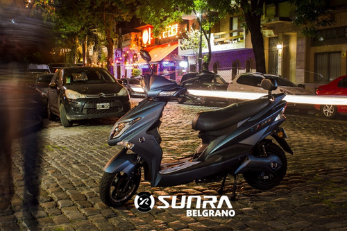 Imagen 3 de 16 de Moto Electrica Sunra Hawk Usada Litio Gris Mate Sin Patente