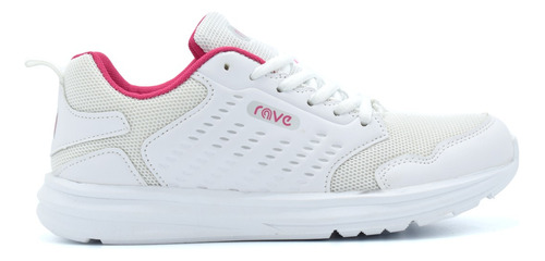 Zapatilla Deportiva Blanca Y Rosa Cajal Mujer Rave