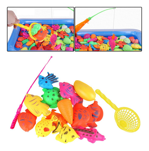 Juego De Pesca Con Caña De Pescar Para Favores De Fiesta De