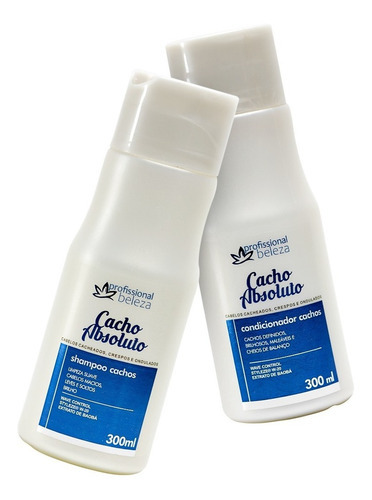  Kit Shampoo + Condicionador Cacho Absoluto Pb 300ml