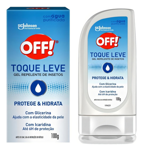 Kit Repelente Off Family 100ml +toque Leve C/ Icaridina 100g