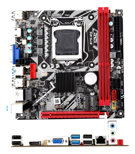 Placa-mãe B75 Lga 1155 Wi-fi Integrado Ideal Intel I3/i5/i7 Marrom-escuro