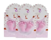 Comprar Souvenirs Piecito Jabon Baby  Shower Nena Rosa X 20uni
