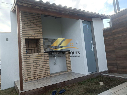 Imagem 4 de 14 de 120.2|jmc - Casa 2 Quartos, Área Gourmet E Piscina Em Unamar